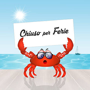 CHIUSURA PER FERIE